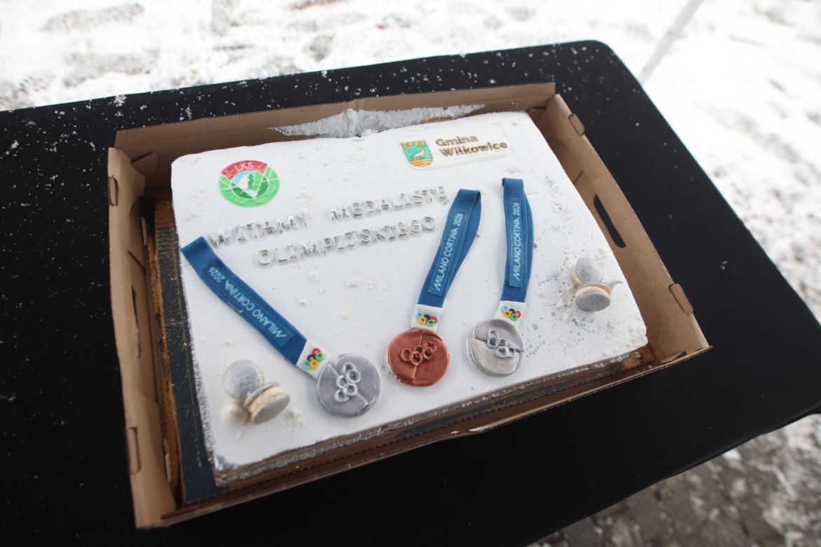 Kacper Tomasiak powitany po IO w rodzinnych stronach
