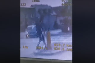 IDIOTYCZNE zachowanie 20-latka na ulicach Kępna. Dlaczego to zrobił? [WIDEO]