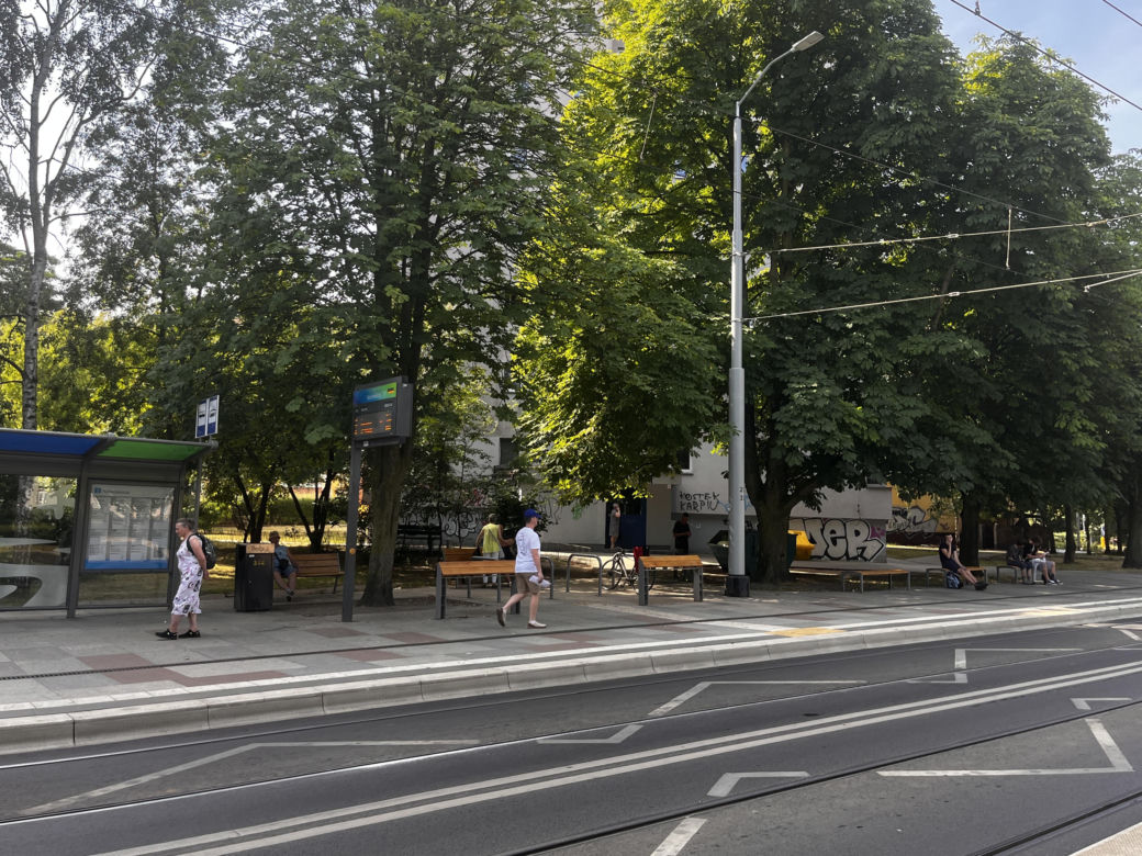 Przystanek w Szczecinie 