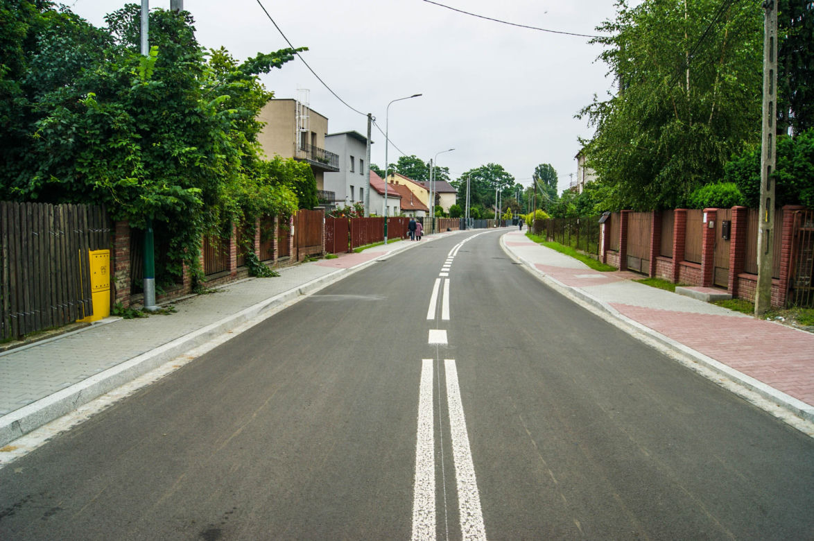 Wyremontowana ulica Bieżanowska w Krakowie