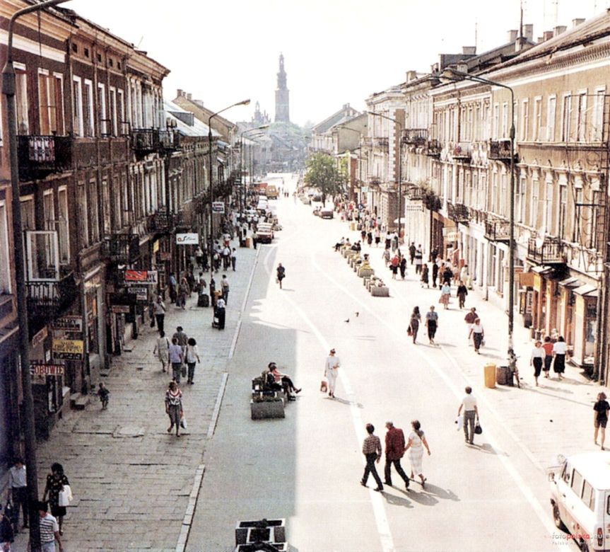 Ulica Stefana Żeromskiego na przestrzeni lat 