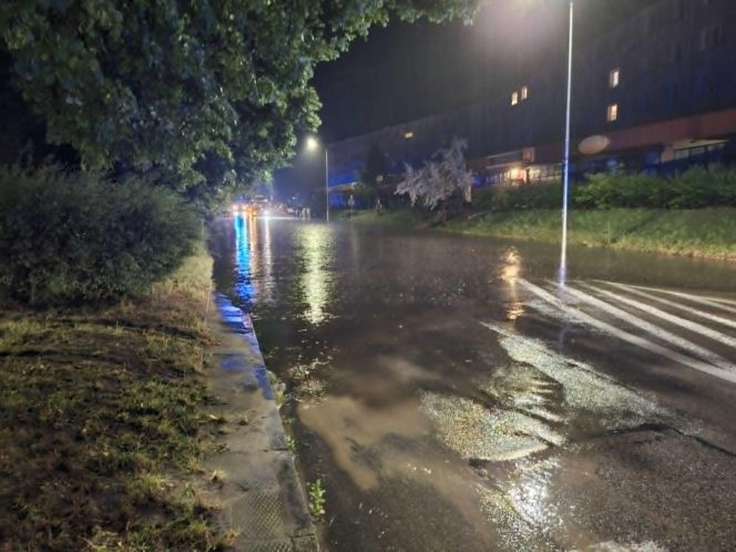 Zalane Starachowice. Widoki po burzy