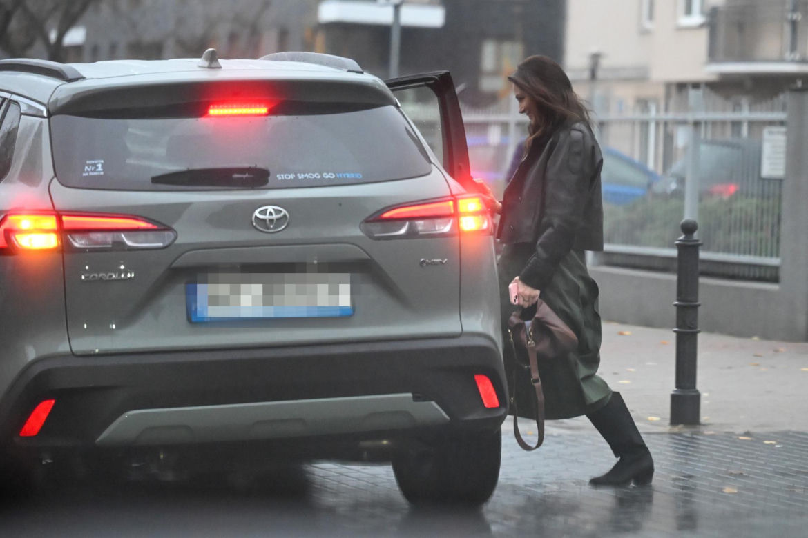 Katarzyna Wajda i Mateusz Wajda w sądzie