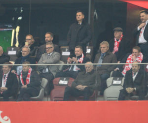 Karol Nawrocki i Przemysław Czarnek na mecze Polska - Albania