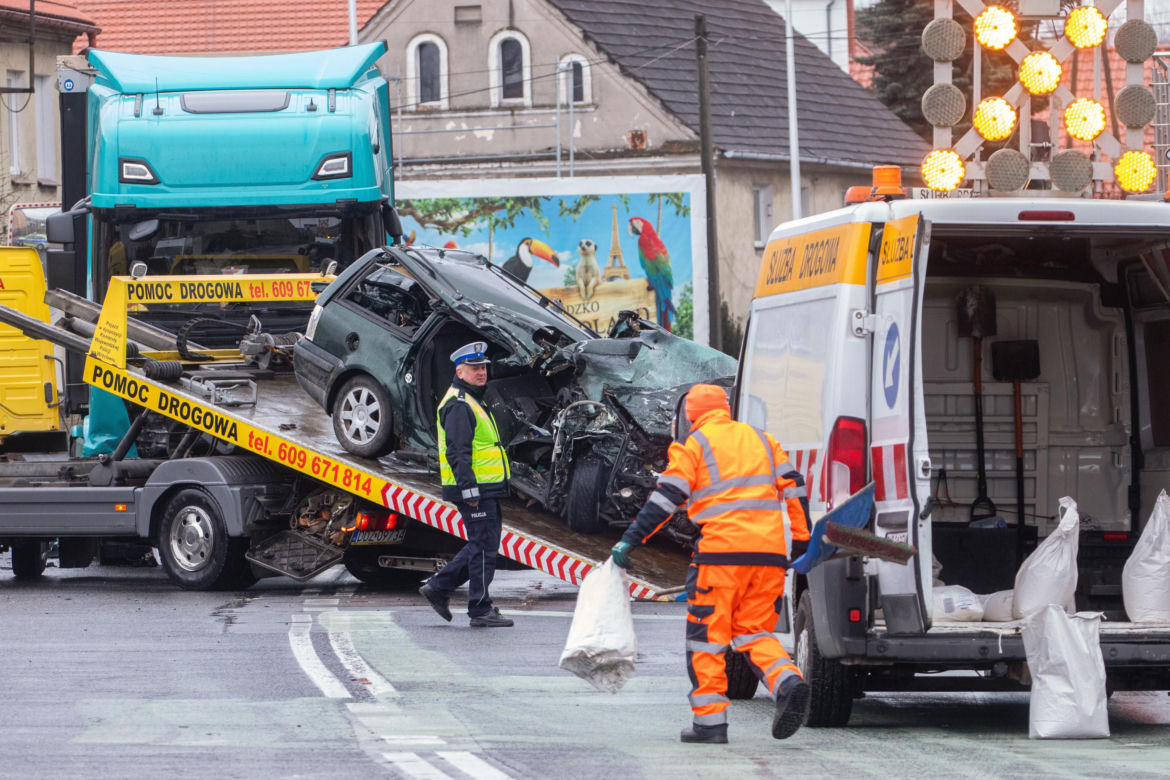 Wypadek na DK8