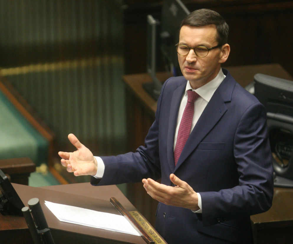 Mateusz Morawiecki w Sejmie