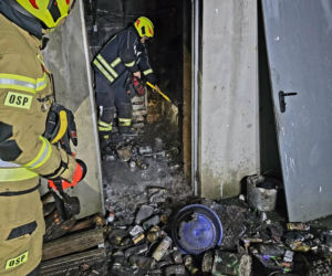 Grębocice. Pies uratował swojego właściciela przed pożarem [ZDJĘCIA]