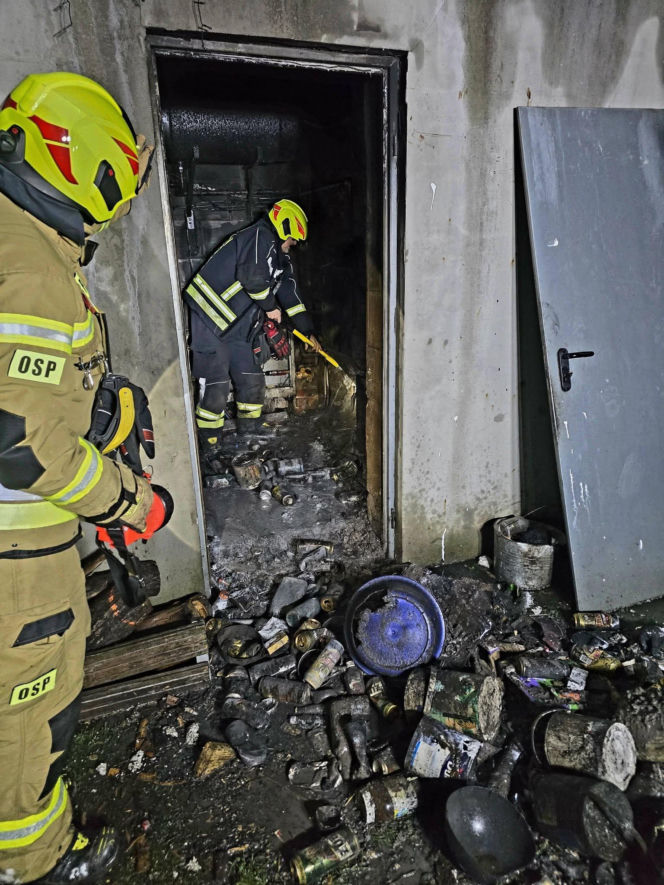 Grębocice. Pies uratował swojego właściciela przed pożarem [ZDJĘCIA]