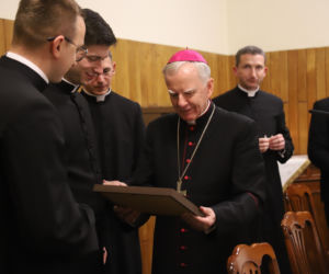  Abp Jędraszewski na wigilii z alumnami seminarium Archidiecezji Krakowskiej