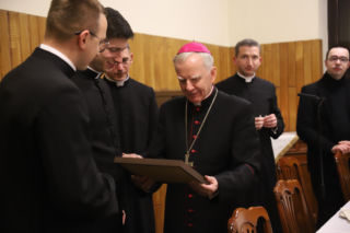  Abp Jędraszewski na wigilii z alumnami seminarium Archidiecezji Krakowskiej