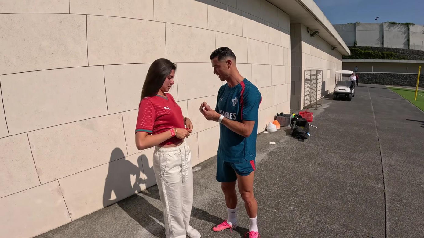 Cristiano Ronaldo i Celine Dept