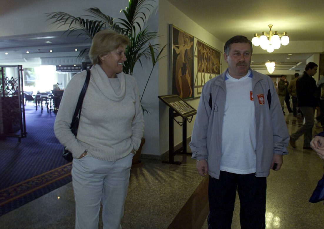 Jerzy Engel z żoną