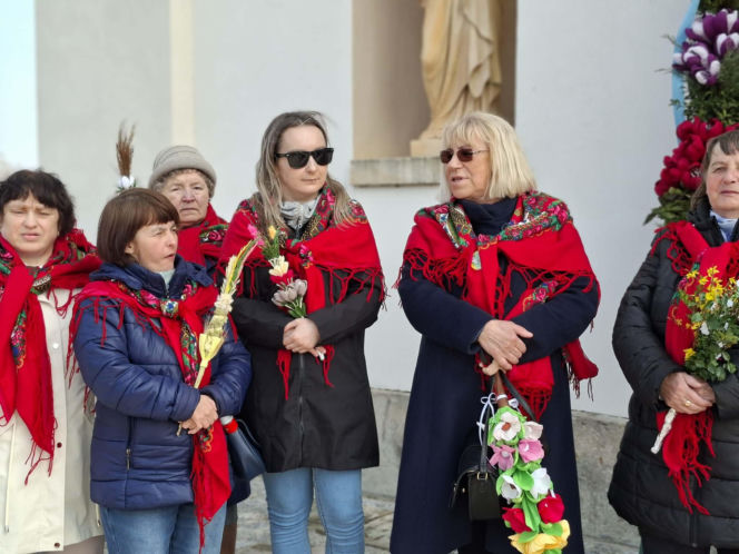 Niedziela Palmowa 2026 w gminie Brody. Barwna procesja i rekordowe palmy w Krynkach
