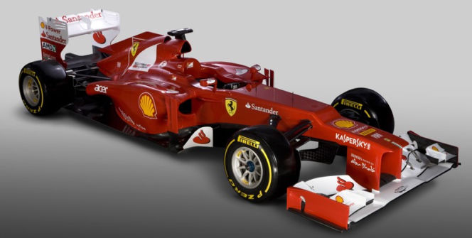 Nowy bolid Ferrari 2012