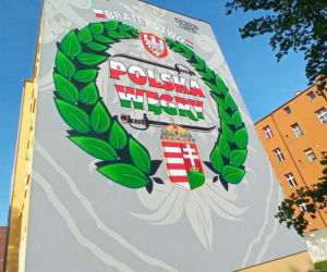 Polsko-węgierski mural na Pomorzanach