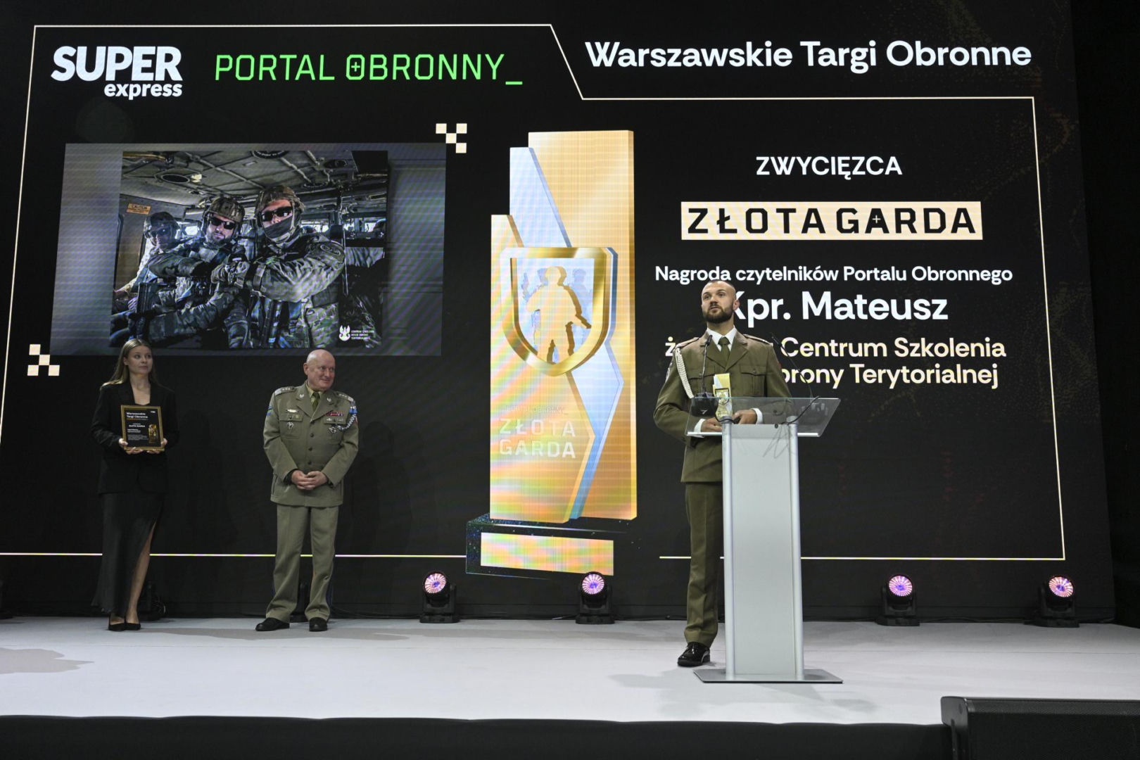 Uroczysta gala wręczenia nagród Portalu Obronnego – Złotych Gard