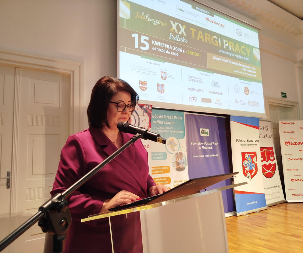 Uroczystość jubileuszowa z okazji 20-lecia Siedleckich Targów Pracy