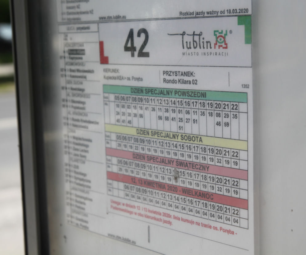 W Lublinie znowu dłużej poczekamy na autobus