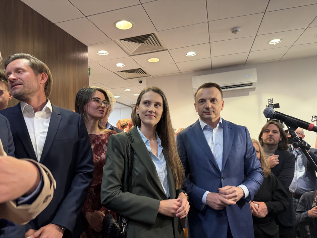 Łukasz Gibała, wieczór wyborczy w Krakowie 2026