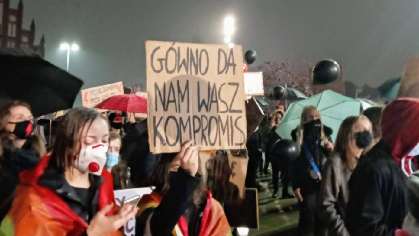 Protest kobiet w Szczecinie - 30.10.2020