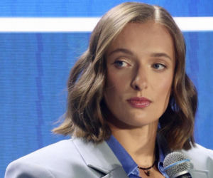 Iga Świątek na konferencji