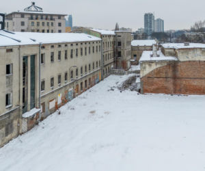 Ruiny fabryki przy Okopowej 78 w Warszawie