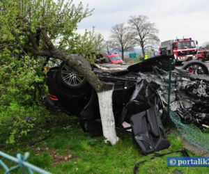 Porsche Macan wypadek w Polsce / zderzenie z Audi A4 Avant