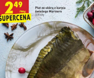 płat z karpia 2,49 zł/100 g