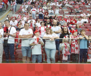 Kibice na meczu Polska-Nigeria