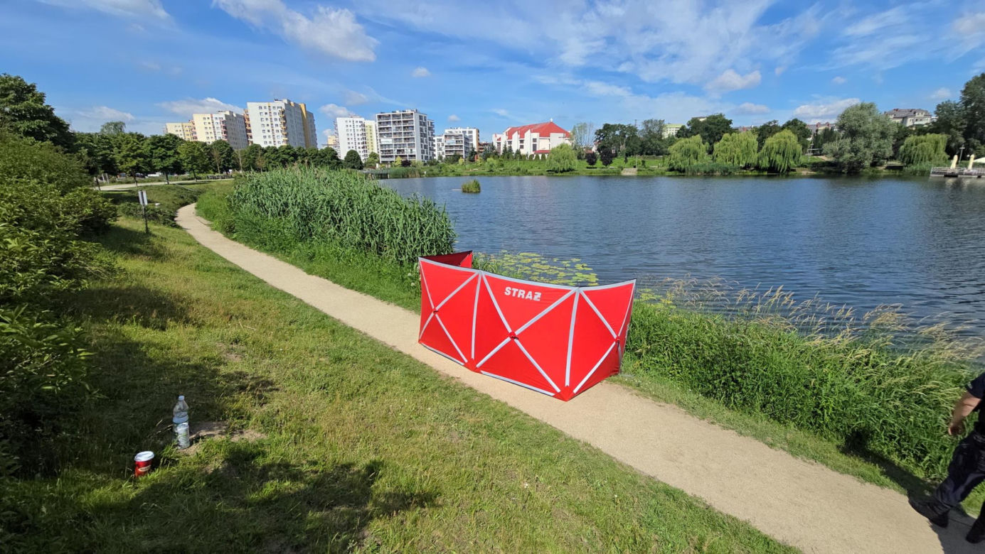 Makabryczne odkrycie na Gocławiu. Zwłoki mężczyzny dryfowały w Balatonie!