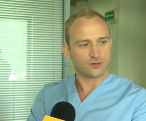 Lekarze 5 sezon. Borys Szyc na planie Lekarzy