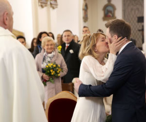 M jak miłość, odcinek 1451. Bartek (Arkadiusz Smoleński), Ula (Iga Krefft), Barbara (Teresa Lipowska), Artur (Robert Moskwa)