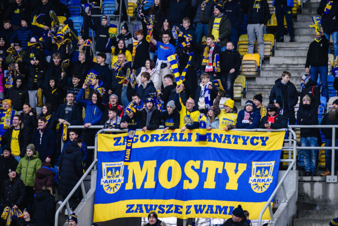 Arka Gdynia - GKS Katowice: Zdjęcia kibiców z meczu 22. kolejki PKO BP Ekstraklasy