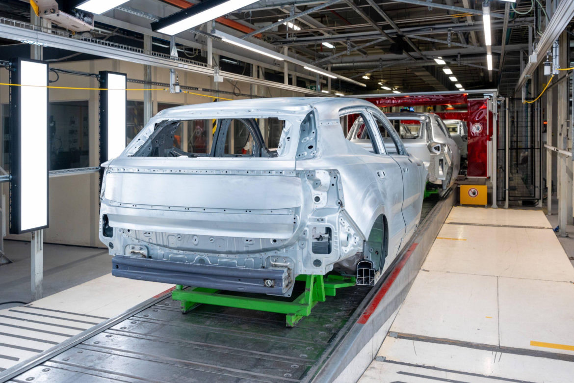 Produkcja Volvo EX30 w Gandawie