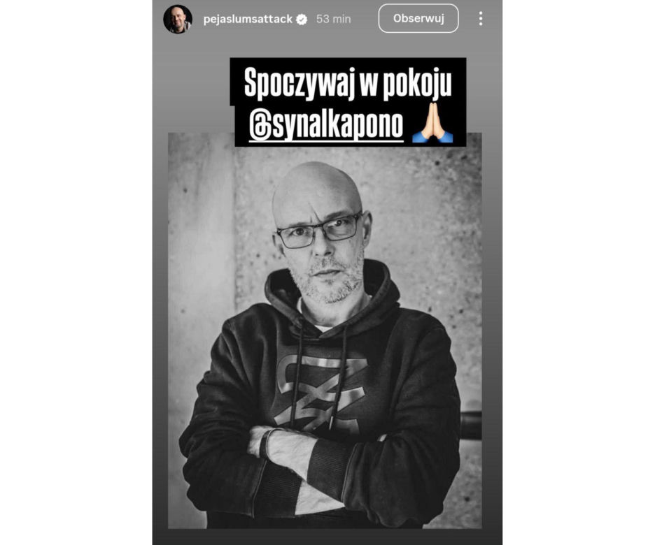 Wielka żałoba na scenie hip-hopowej. Takie słowa padły po śmierci Pono