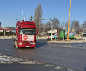 Protest przewoźników na obwodnicy Trójmiasta