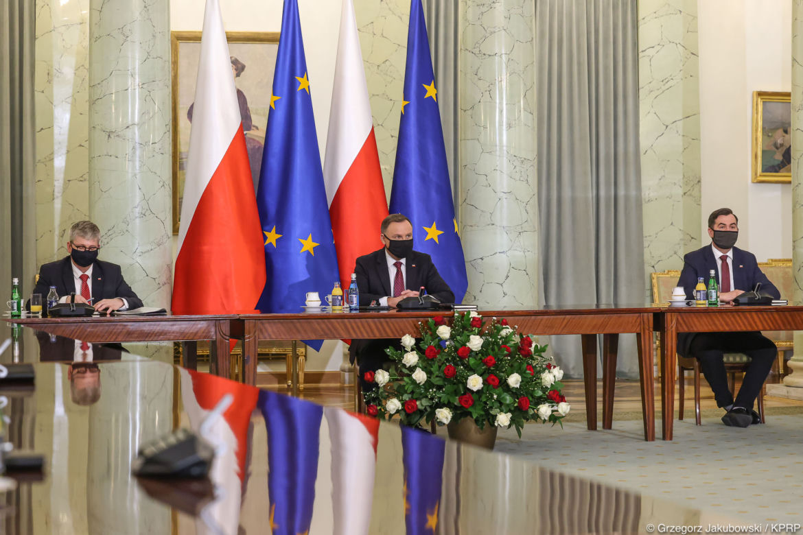 Andrzej Duda na spotkaniu z harcerzami