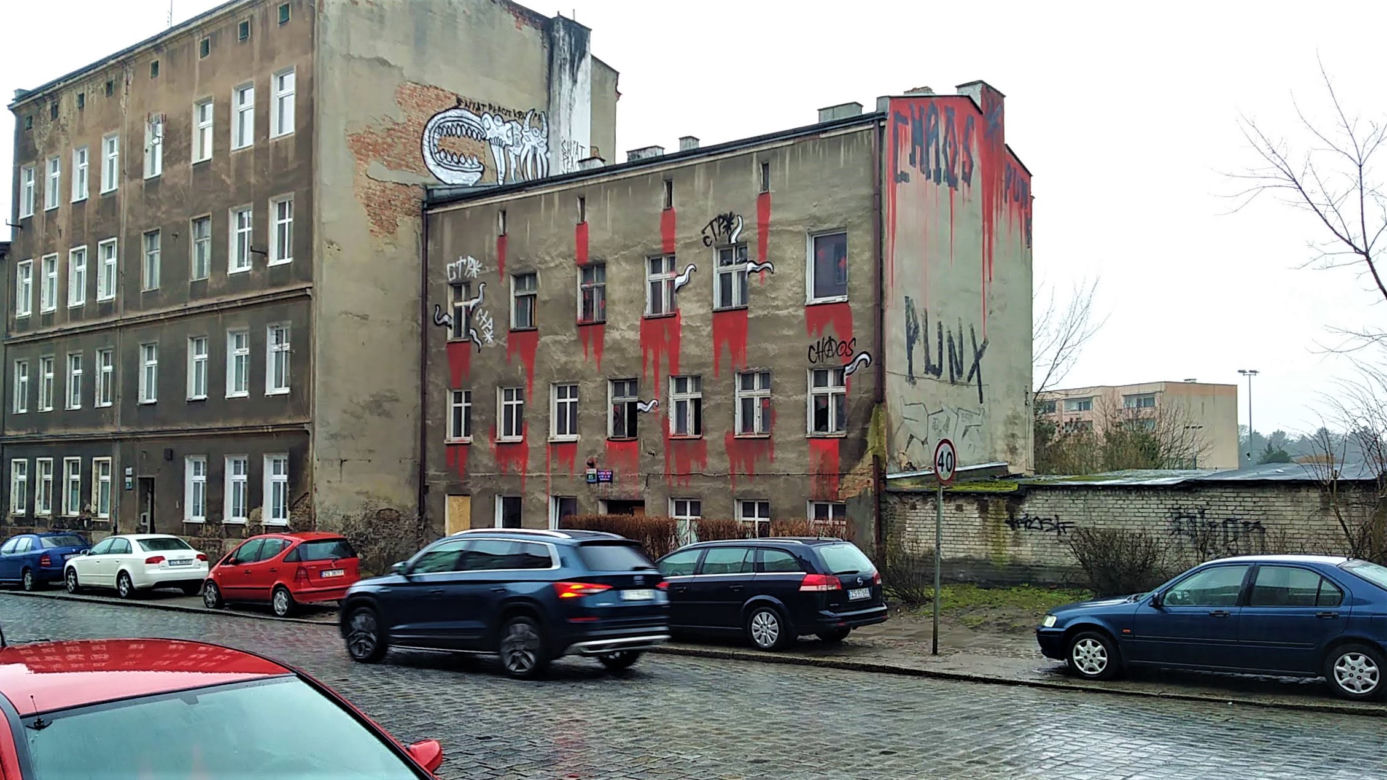"Krwawiąca" kamienica na Niebuszewie