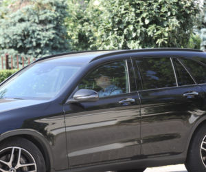Bartłomiej Misiewicz w Mercedesie Klasy GLC 250 4MATIC