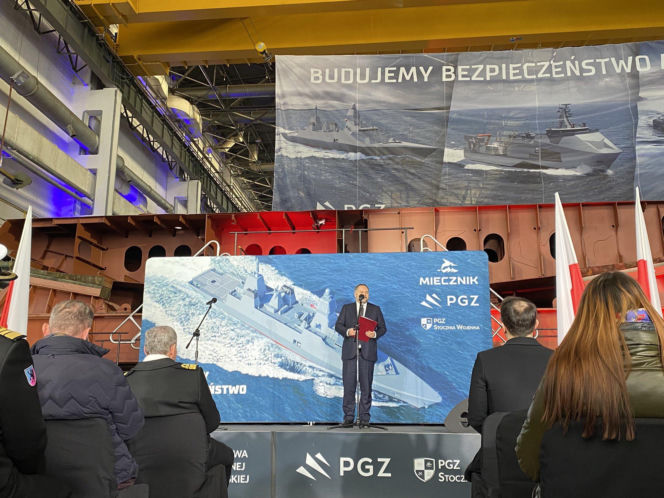 Program Miecznik nabiera tempa. Położono stępkę pod drugą fregatę ORP Burza