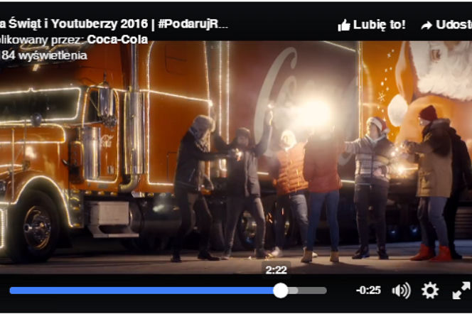 Ciężarówka Coca-Coli 2016 - Warszawa, Elbląg, Lublin