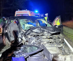 Groźny wypadek w Wołogoszczu w Lubuskiem