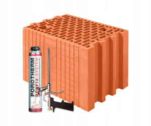 Porotherm 25 P+W Dryfix (z klejem w pianie)