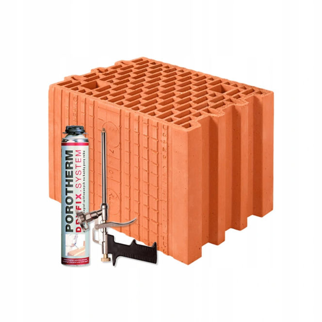 Porotherm 25 P+W Dryfix (z klejem w pianie)