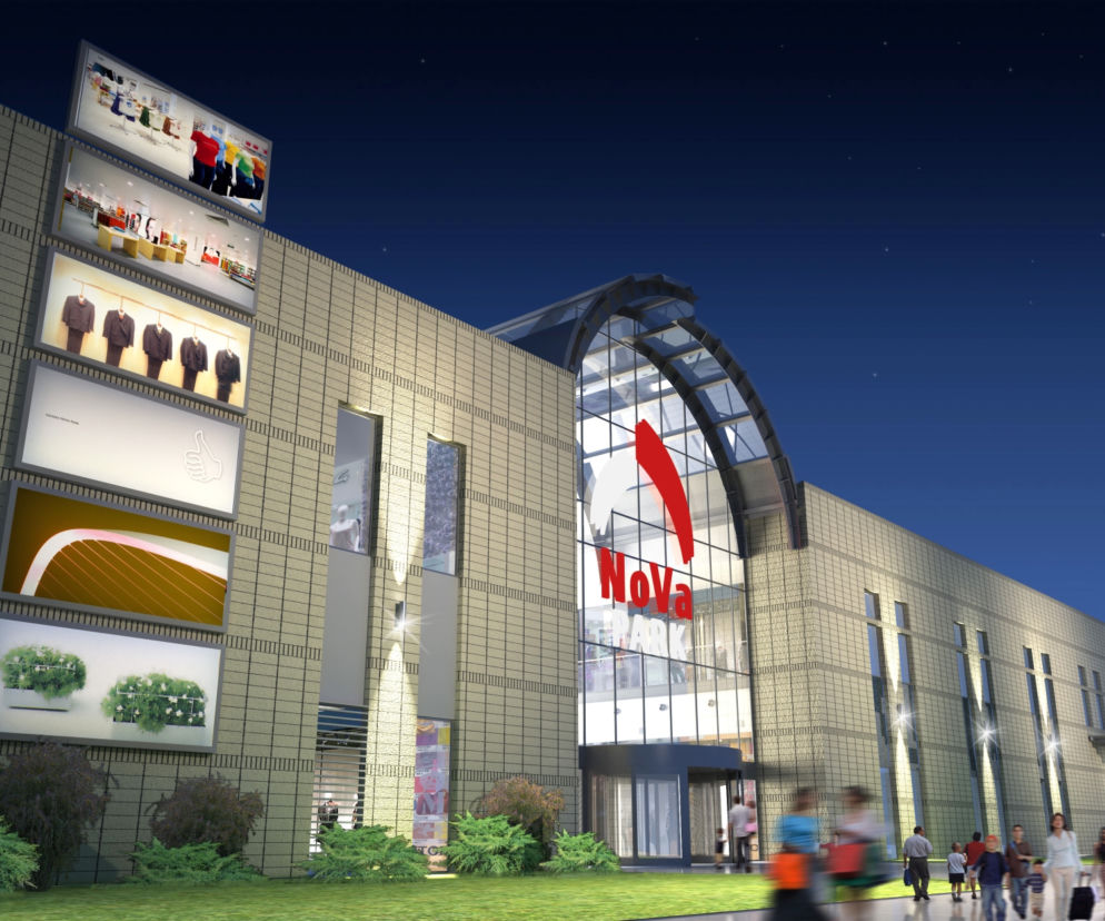 NoVa Park, wielofunkcyjne, największe w województwie lubuskim, centrum handlowo - usługowo - rozrywkowe