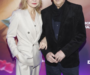 dawno nie widzieliśmy Anny Komorowskiej. Teraz wraz z mężem była na premierze