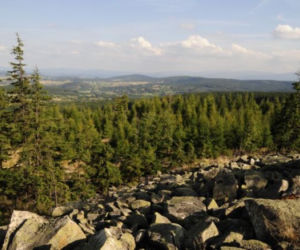 Widoki okolic Kwieciszowic - w Górach Izerskich