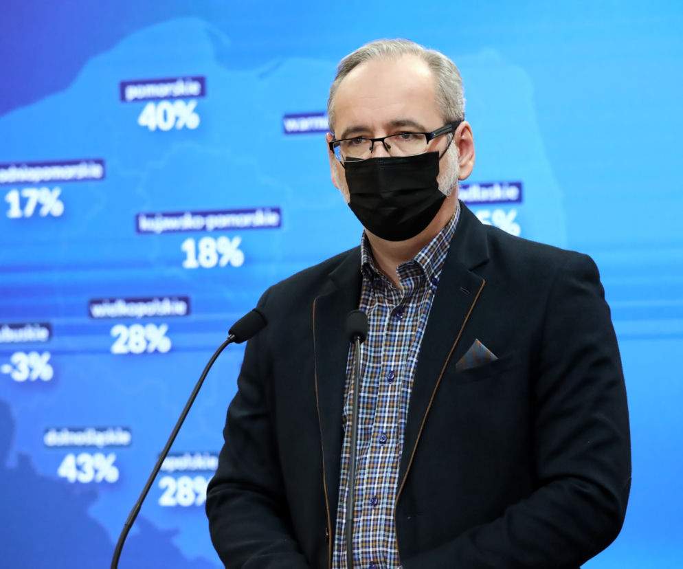 Adam Niedzielski. Konferencja ministra zdrowia