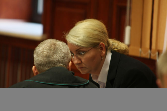Beata Sawicka w sądzie