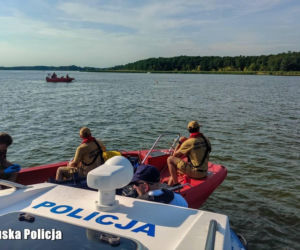 Akcja ratunkowa na Jeziorze Sławskim